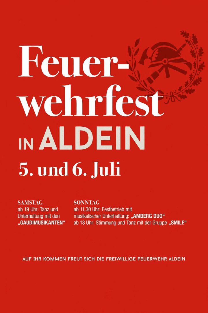 Feuerwehrfest Aldein Poster