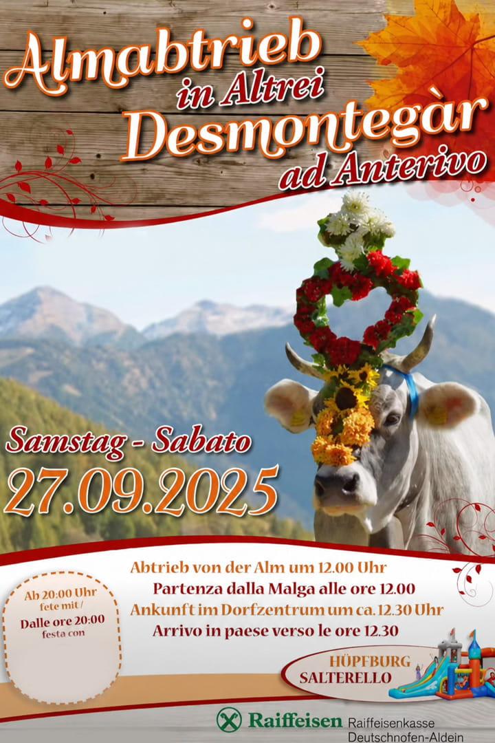 Almabtrieb 2025 Poster